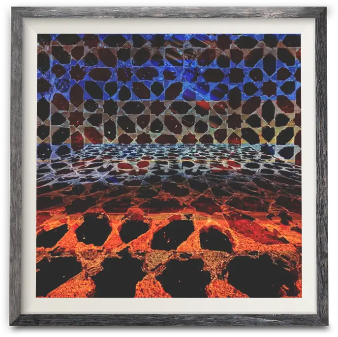"ステラーケージ" abstract art picture with fram